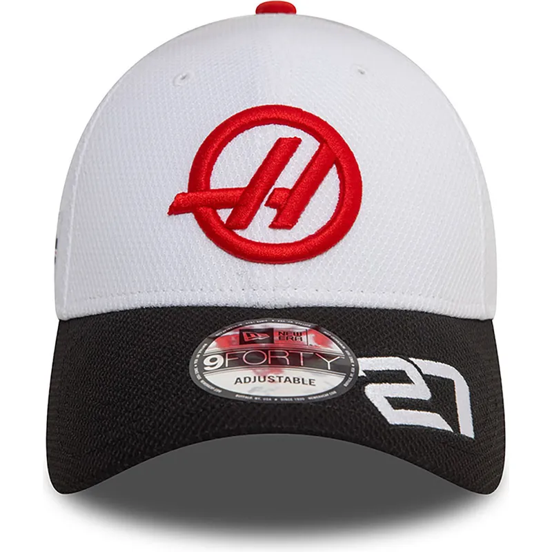 weiss-schwarze-snapback-kappe-nico-hulkenberg-9forty-von-haas-f1-team-formula-1-von-new-era