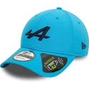 casquette-courbee-bleue-snapback-9forty-essential-repreve-alpine-f1-team-formula-1-new-era