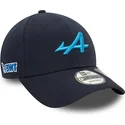 gorra-curva-azul-marino-snapback-9forty-essential-repreve-de-alpine-f1-team-formula-1-de-new-era