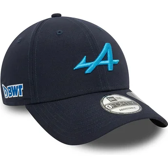 Gorra curva azul marino snapback 9FORTY Essential REPREVE de Alpine F1 Team Formula 1 de New Era