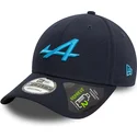 gorra-curva-azul-marino-snapback-9forty-essential-repreve-de-alpine-f1-team-formula-1-de-new-era