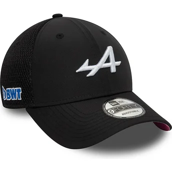 Gorra trucker negra 9FORTY de Alpine F1 Team Formula 1 de New Era