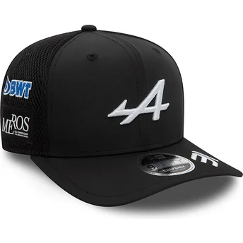 Gorra trucker negra Esteban Ocon 9FIFTY Original Fit de Alpine F1 Team Formula 1 de New Era