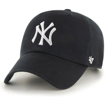 Cap curbată black adjustable strap de New York Yankees MLB de 47 Brand