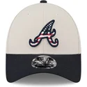 epci-curbata-bej-snapback-9forty-stretch-snap-4th-of-july-de-atlanta-braves-mlb-de-new-era