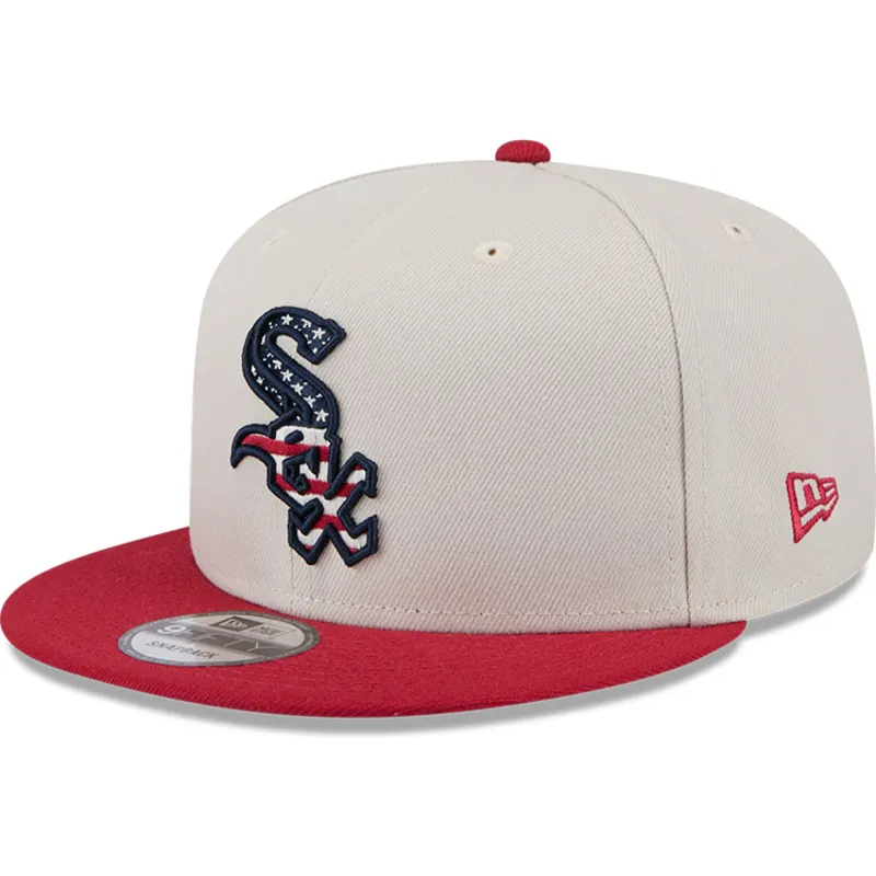 epci-plata-bej-snapback-9fifty-4th-of-july-de-chicago-white-sox-mlb-de-new-era
