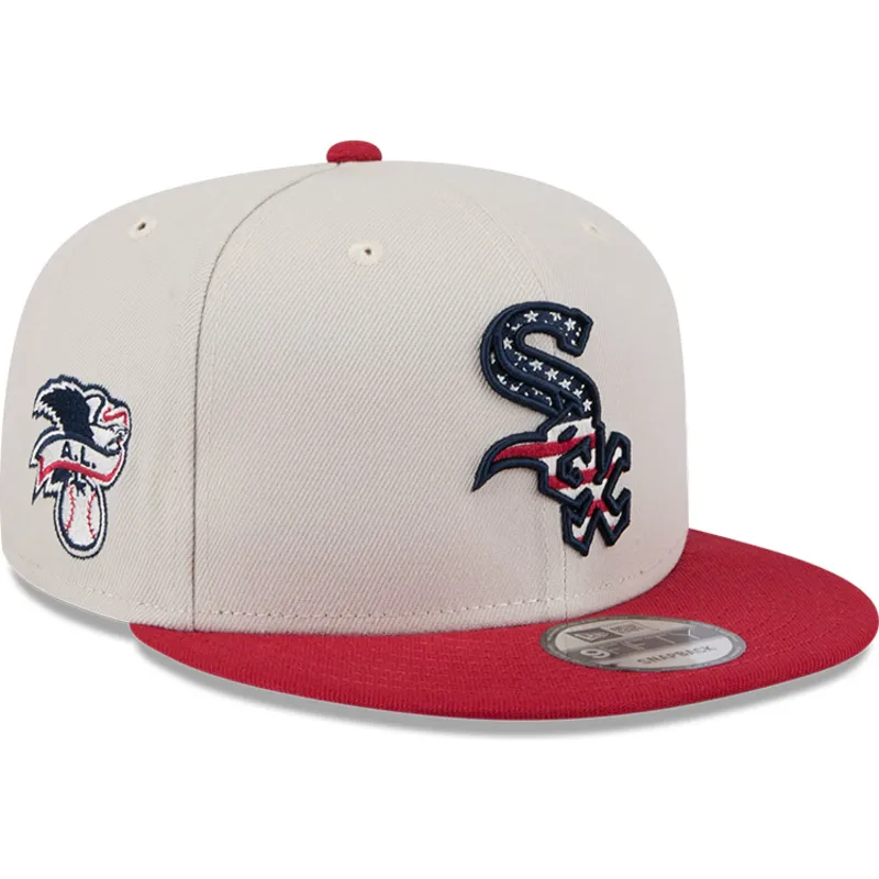 epci-plata-bej-snapback-9fifty-4th-of-july-de-chicago-white-sox-mlb-de-new-era