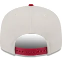 gorra-plana-beige-y-roja-snapback-9fifty-4th-of-july-de-chicago-white-sox-mlb-de-new-era