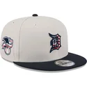 epci-plata-bej-snapback-9fifty-4th-of-july-de-detroit-tigers-mlb-de-new-era