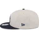 casquette-plate-beige-et-bleue-marine-snapback-9fifty-4th-of-july-los-angeles-dodgers-mlb-new-era