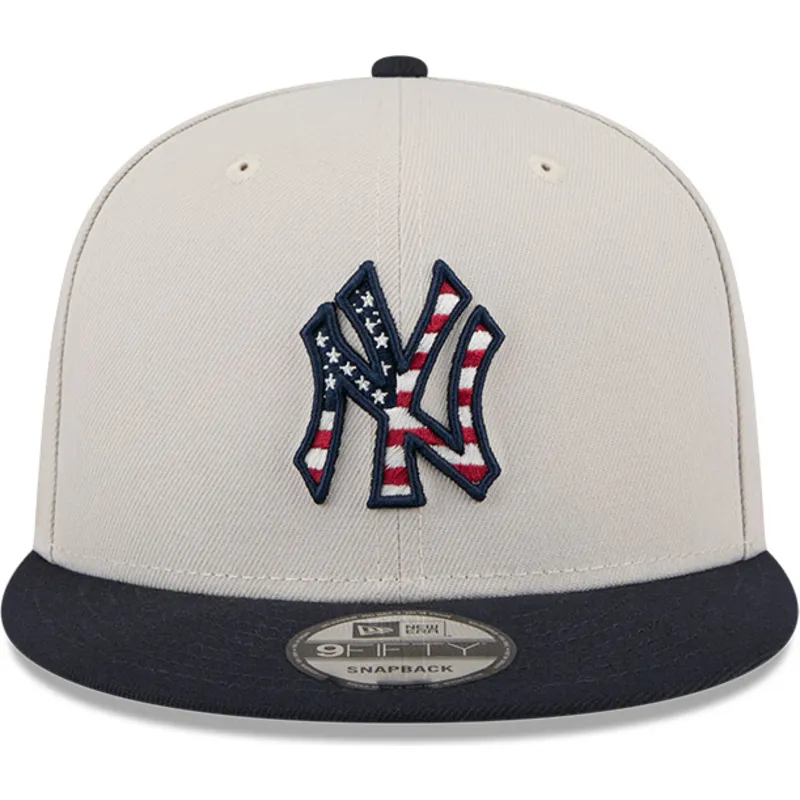 berretto-snapback-9fifty-piatto-beige-e-blu-navy-4th-of-july-new-york-yankees-mlb-di-new-era
