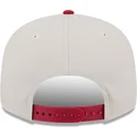 cappellino-piatto-beige-e-rosso-snapback-9fifty-4th-of-july-di-oakland-athletics-mlb-di-new-era