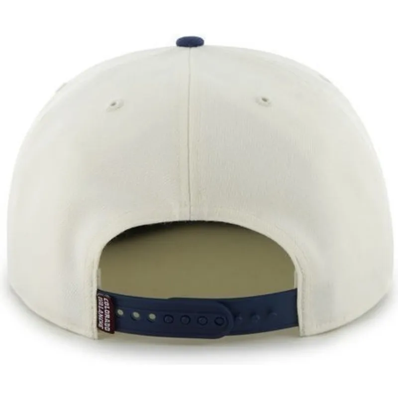 epci-plata-alb-snapback-de-colorado-avalanche-nhl-de-47-brand