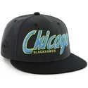 epci-plata-negru-snapback-letras-de-chicago-blackhawks-nhl-de-47-brand