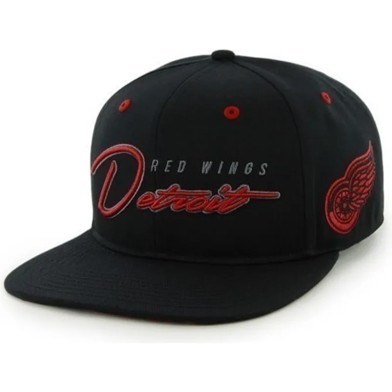 epci-plata-negru-snapback-letras-de-detroit-red-wings-nhl-de-47-brand