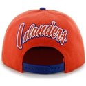 47-brand-flat-brim-new-york-islanders-nhl-orange-and-blue-snapback-cap