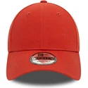 cappellino-curvo-rosso-regolabile-9forty-essential-di-new-era