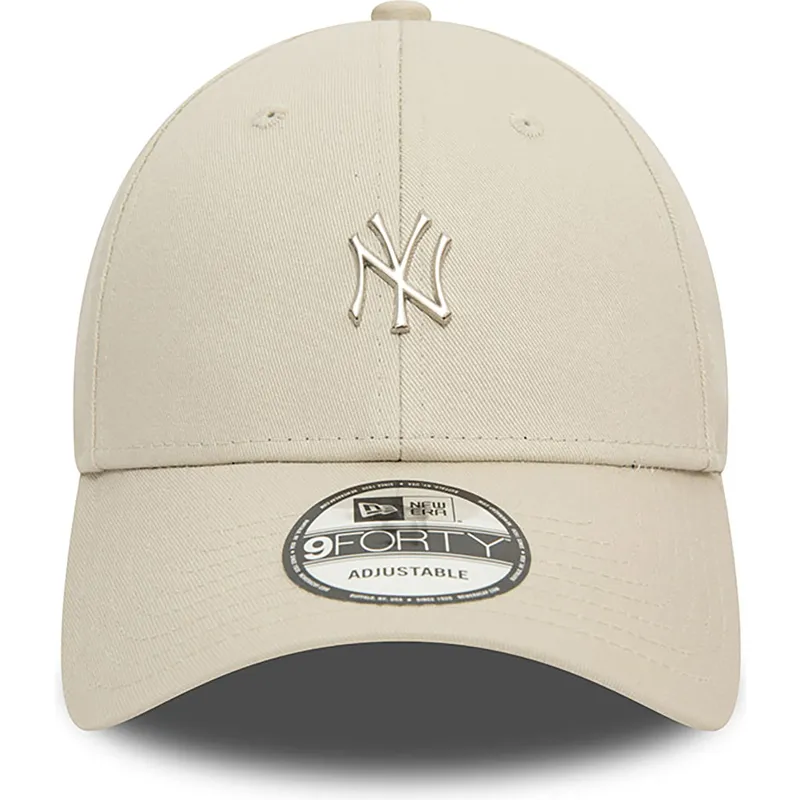 epci-curbata-bej-reglabila-9forty-metallic-pin-de-new-york-yankees-mlb-de-new-era