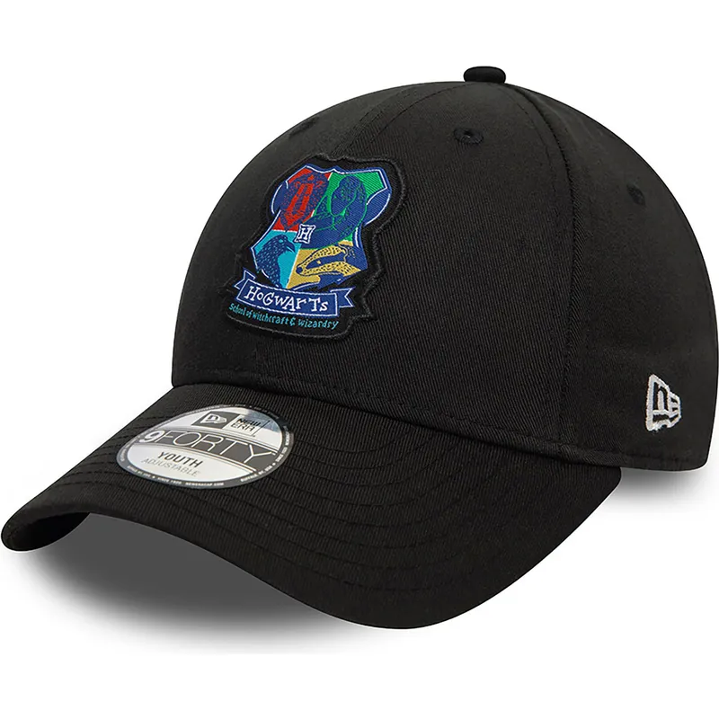epci-curbata-negru-snapback-pentru-copii-9forty-de-hogwarts-harry-potter-de-new-era
