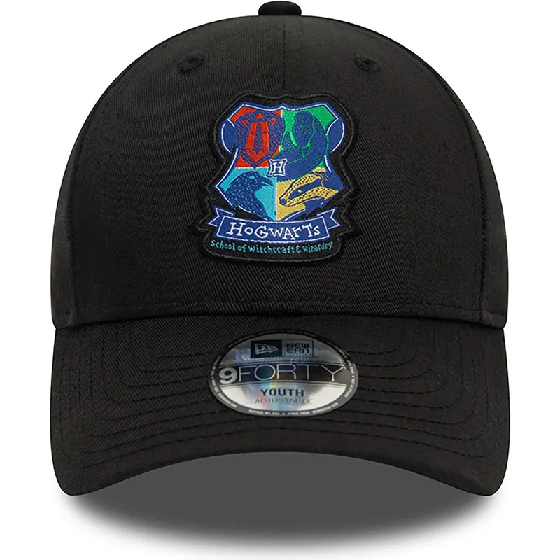 epci-curbata-negru-snapback-pentru-copii-9forty-de-hogwarts-harry-potter-de-new-era