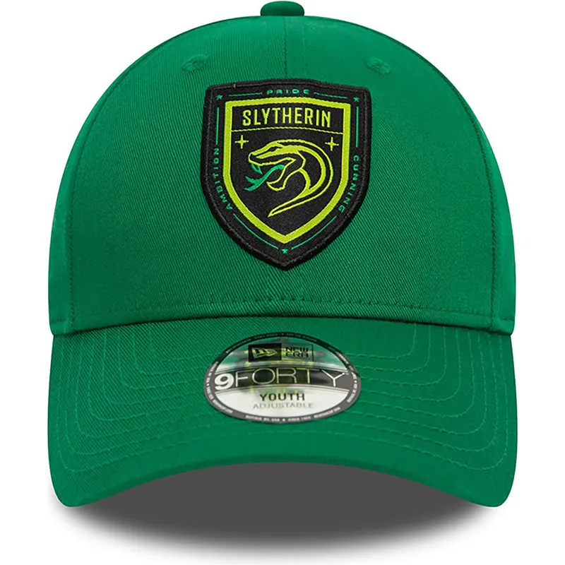zielona-czapka-z-zakrzywionym-daszkiem-snapback-9forty-dla-dzieci-slytherin-harry-potter-od-new-era