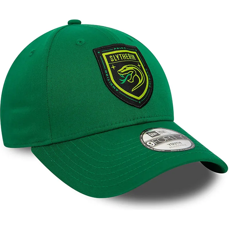 epci-curbata-verzior-snapback-pentru-copii-9forty-de-slytherin-harry-potter-de-new-era