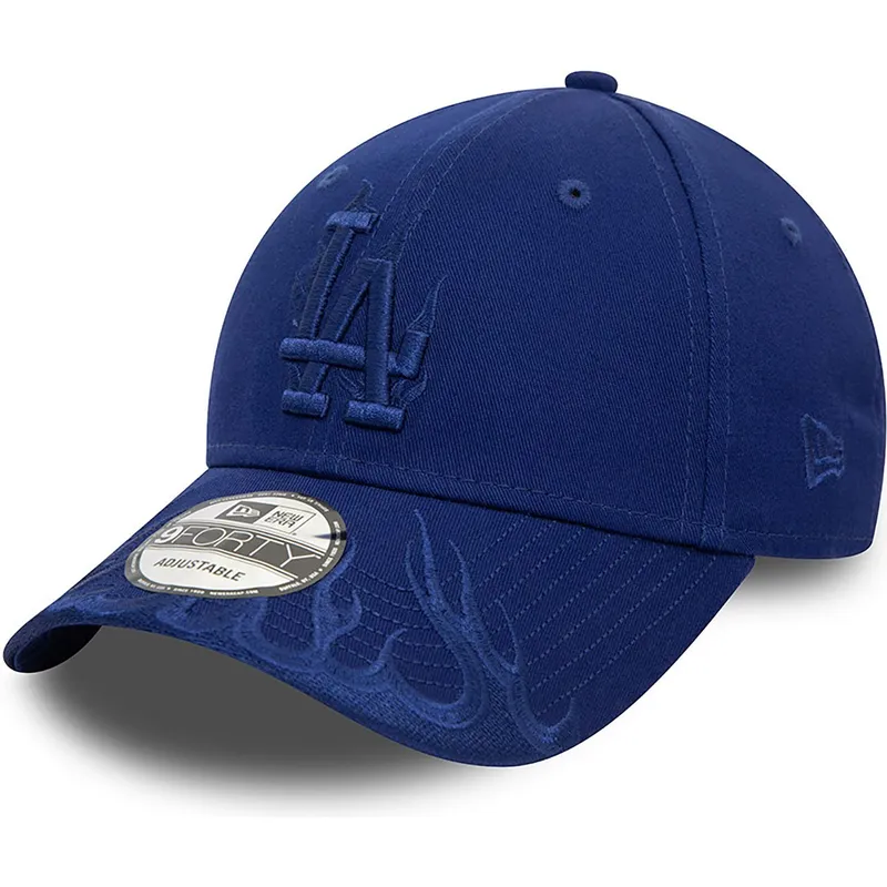 epci-curbata-albastru-reglabila-9forty-flame-de-los-angeles-dodgers-mlb-de-new-era
