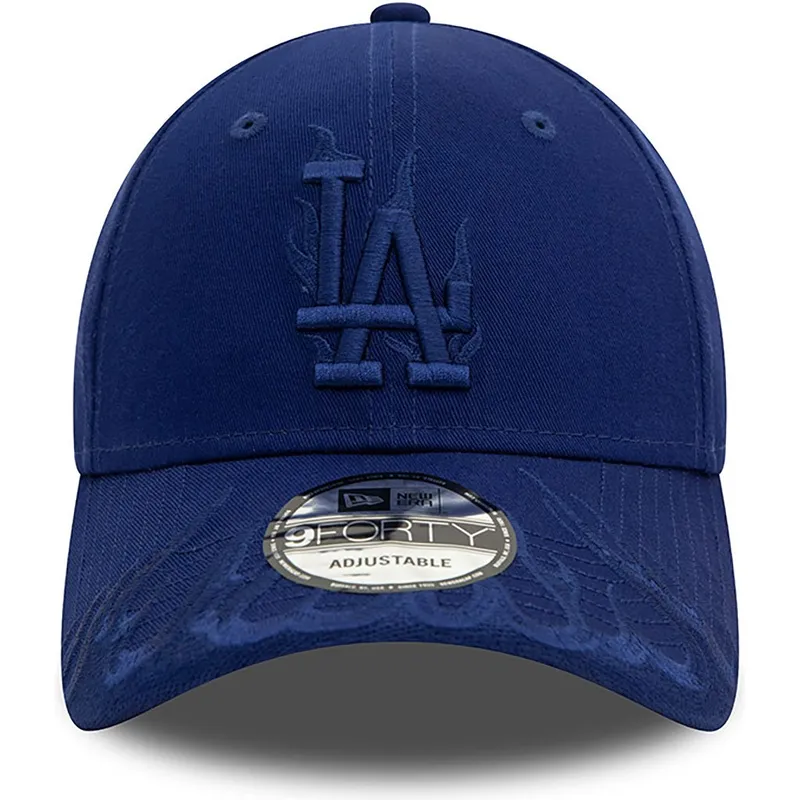 epci-curbata-albastru-reglabila-9forty-flame-de-los-angeles-dodgers-mlb-de-new-era