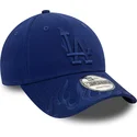 epci-curbata-albastru-reglabila-9forty-flame-de-los-angeles-dodgers-mlb-de-new-era