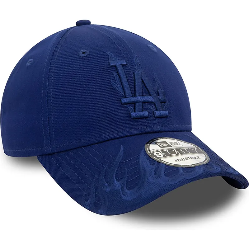 epci-curbata-albastru-reglabila-9forty-flame-de-los-angeles-dodgers-mlb-de-new-era