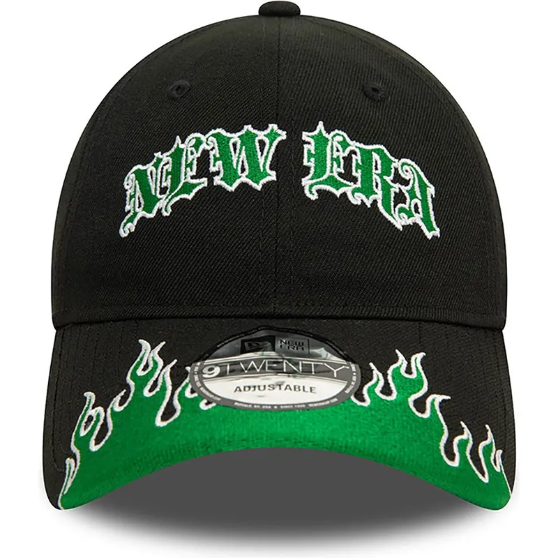 epci-curbata-negru-reglabila-9twenty-race-flame-de-new-era