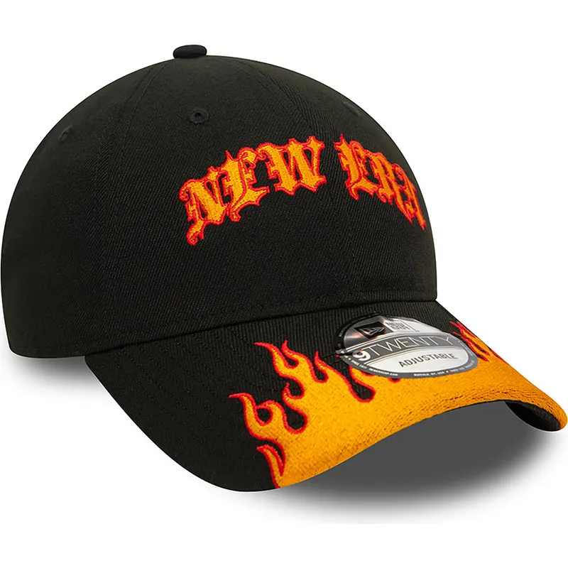 epci-curbata-negru-reglabila-9twenty-race-flame-de-new-era