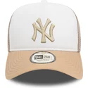 epci-curbata-bej-snapback-a-frame-frame-world-series-de-new-york-yankees-mlb-de-new-era
