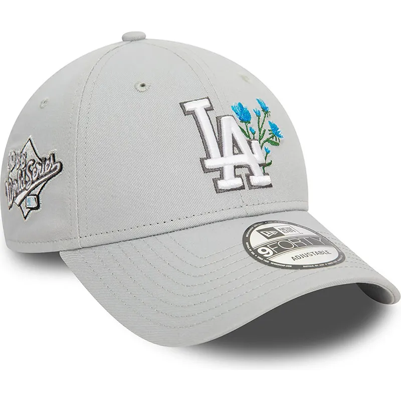 epci-curbata-gri-reglabila-9forty-flower-icon-de-los-angeles-dodgers-mlb-de-new-era