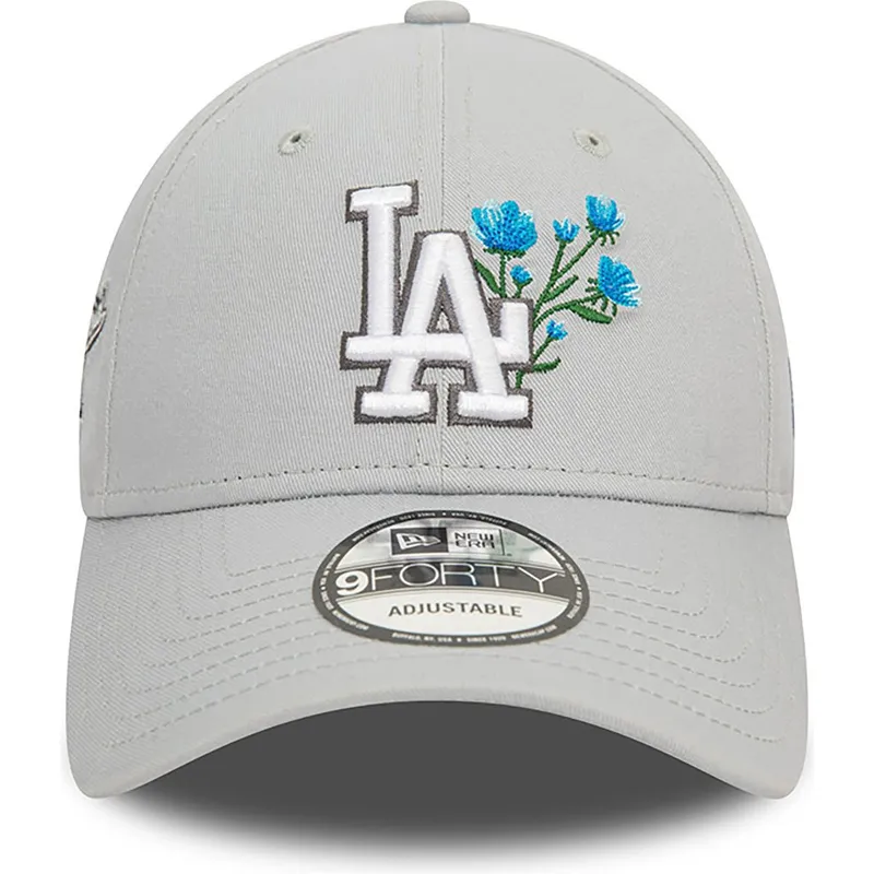 epci-curbata-gri-reglabila-9forty-flower-icon-de-los-angeles-dodgers-mlb-de-new-era
