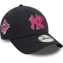 epci-curbata-bleumarin-reglabila-rosa-9forty-flower-icon-de-new-york-yankees-mlb-de-new-era