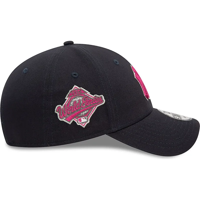 epci-curbata-bleumarin-reglabila-rosa-9forty-flower-icon-de-new-york-yankees-mlb-de-new-era