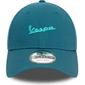 casquette-courbee-bleue-ajustable-9forty-seasonal-vespa-piaggio-new-era