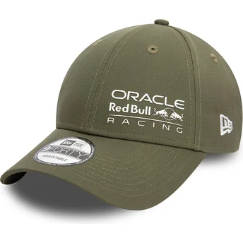 Gorra curva verde ajustable 9FORTY Seasonal de Red Bull Racing Formula 1 de New Era