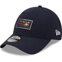 gorra-curva-azul-marino-ajustable-9forty-repreve-graphic-de-red-bull-racing-formula-1-de-new-era