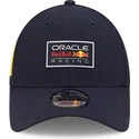 justerbar-marinbla-bojd-keps-9forty-repreve-graphic-fran-red-bull-racing-formula-1-av-new-era