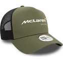 casquette-trucker-verte-et-noire-a-frame-seasonal-mclaren-racing-formula-1-new-era