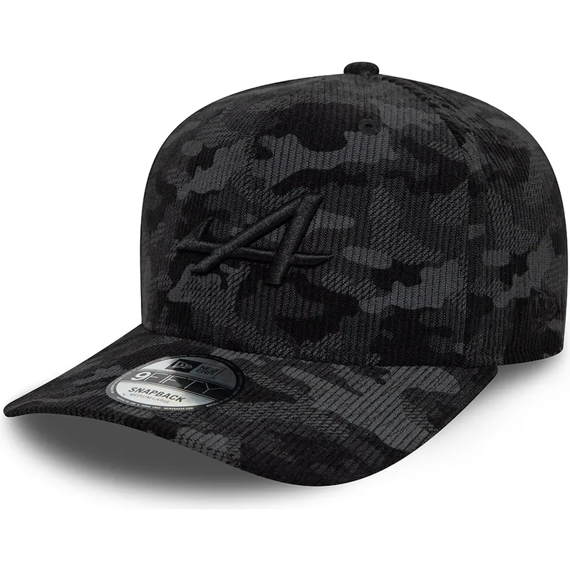 epci-curbata-negru-snapback-9fifty-camo-cord-de-alpine-f1-team-formula-1-de-new-era