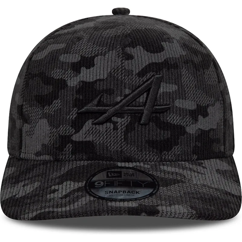 epci-curbata-negru-snapback-9fifty-camo-cord-de-alpine-f1-team-formula-1-de-new-era