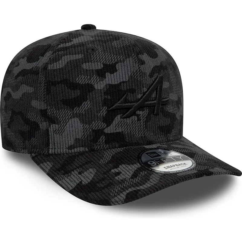 epci-curbata-negru-snapback-9fifty-camo-cord-de-alpine-f1-team-formula-1-de-new-era