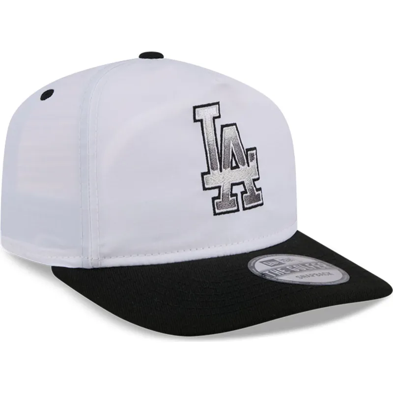 epci-curbata-alb-snapback-golfer-chrome-de-los-angeles-dodgers-mlb-de-new-era