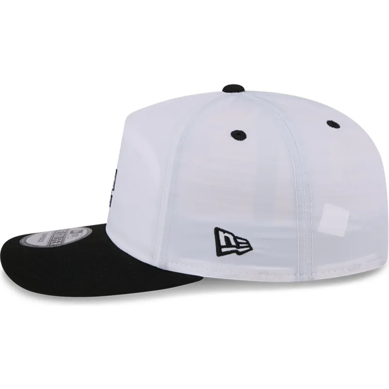 epci-curbata-alb-snapback-golfer-chrome-de-los-angeles-dodgers-mlb-de-new-era