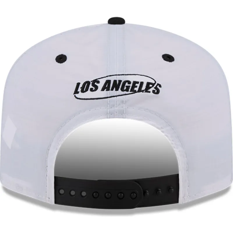 epci-curbata-alb-snapback-golfer-chrome-de-los-angeles-dodgers-mlb-de-new-era