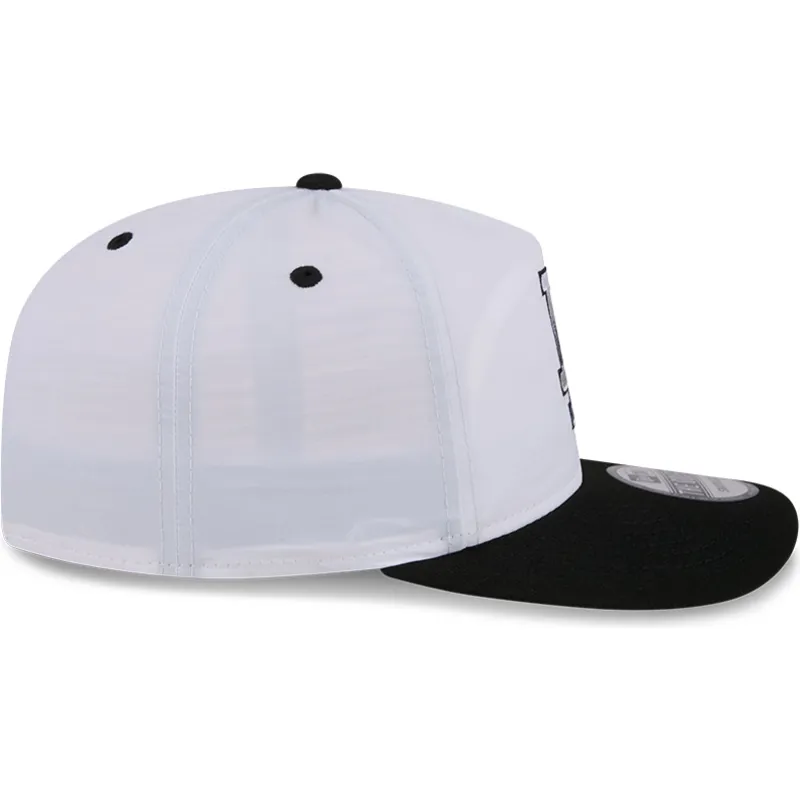 epci-curbata-alb-snapback-golfer-chrome-de-los-angeles-dodgers-mlb-de-new-era