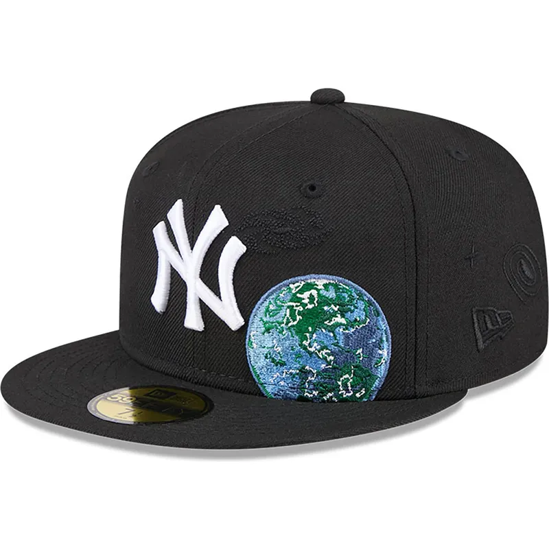 epci-plata-negru-fitted-59fifty-global-de-new-york-yankees-mlb-de-new-era